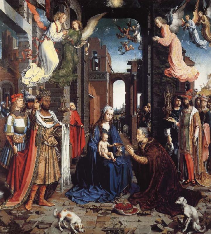 Jan Gossaert Mabuse THe Adoration of the Kings Germany oil painting art